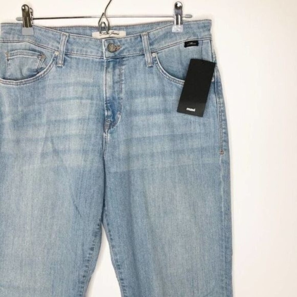MAVI Niki Raw Hem Straight Crop Jeans - Picture 2 of 8